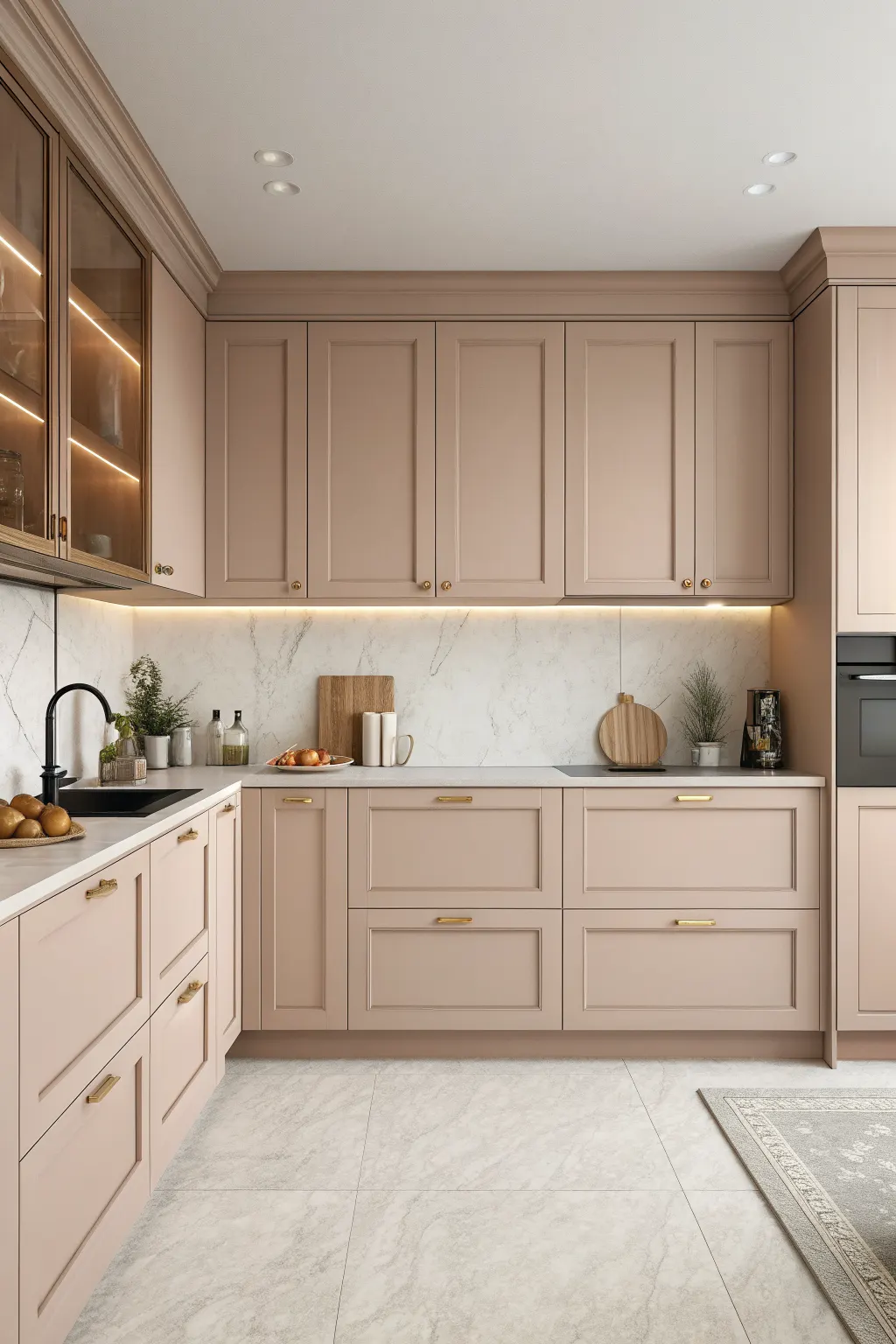 25 Kitchen Cabinet Color Ideas That Completely Transform a Kitchen Blush beige cabinets offer a soft, warming neutral that feels a little different from standard cream or taupe