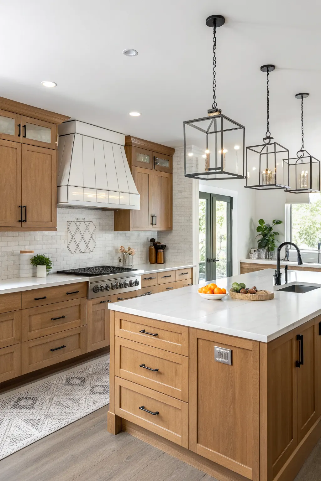 25 Kitchen Cabinet Color Ideas That Completely Transform a Kitchen For Honey oak kitchen cabinets are returning in a more updated way