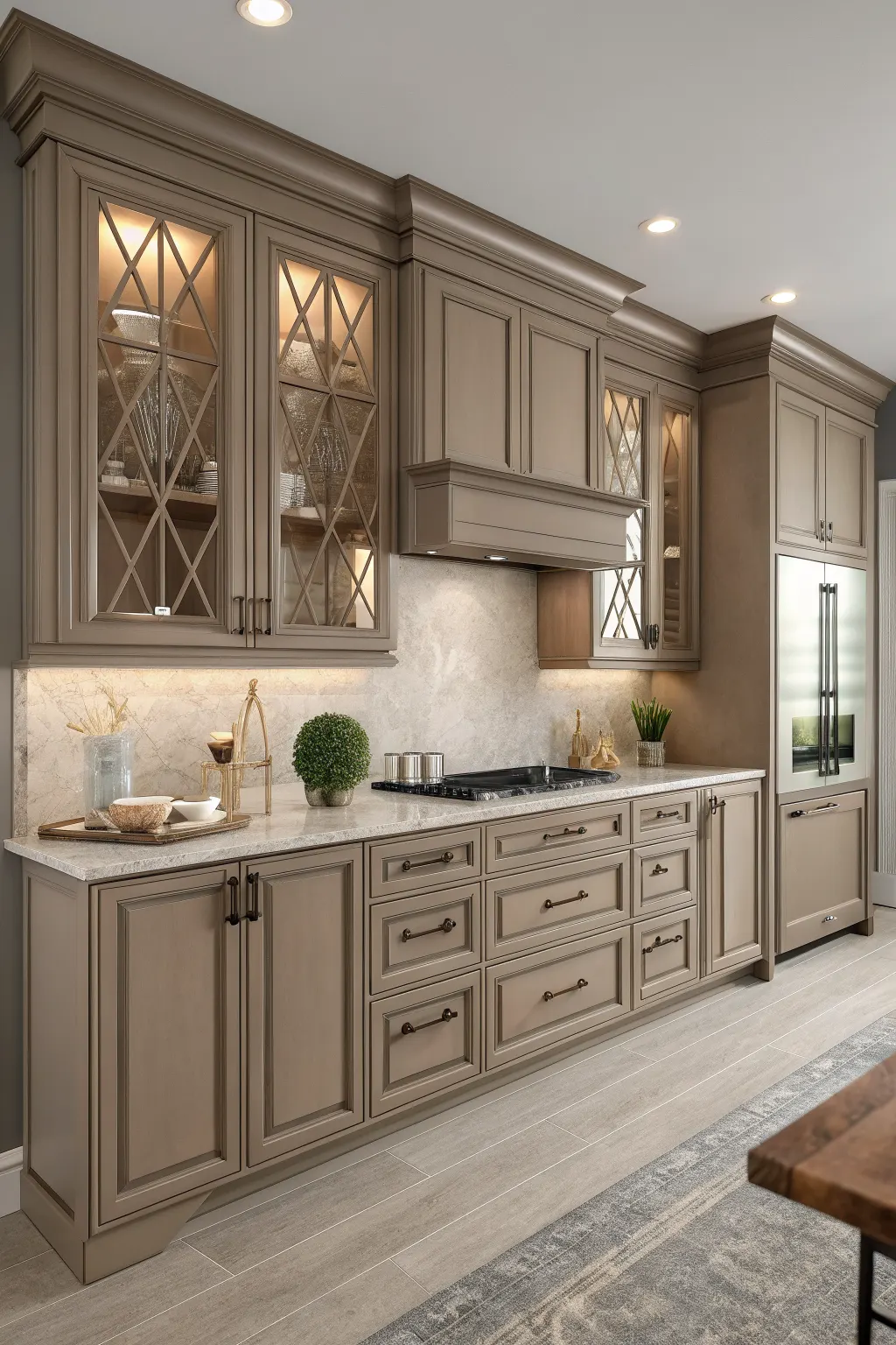 25 Kitchen Cabinet Color Ideas That Completely Transform a Kitchen Taupe Cabinets That Add Depth Without Going Dark